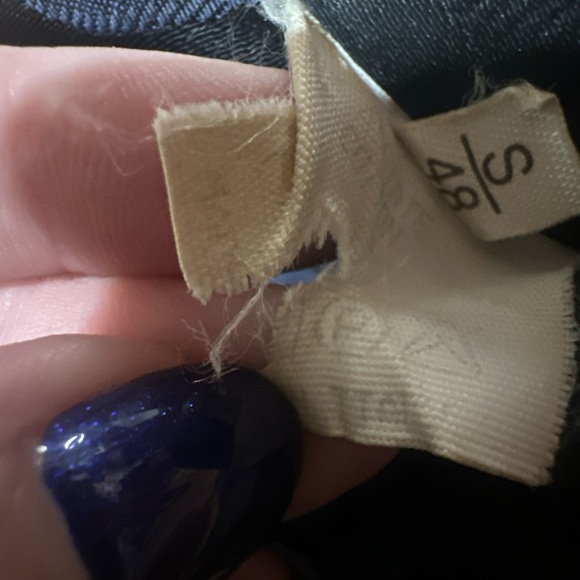 Vintage Stuards At La Costa Mens Made In Italy Button Up Shirt Black Blue Small - Picture 9 of 9